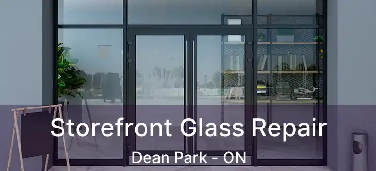 Storefront Glass Repair Dean Park - ON