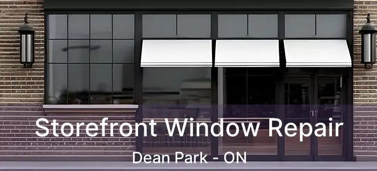  Storefront Window Repair Dean Park - ON