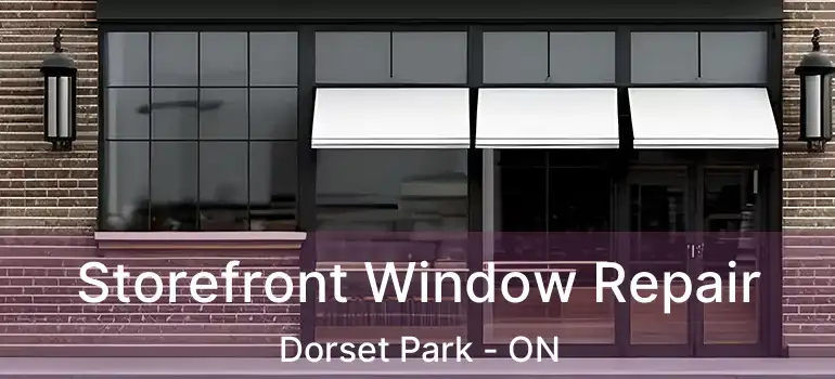 Storefront Window Repair Dorset Park - ON