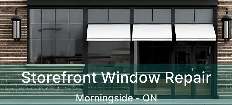 Storefront Window Repair Morningside - ON