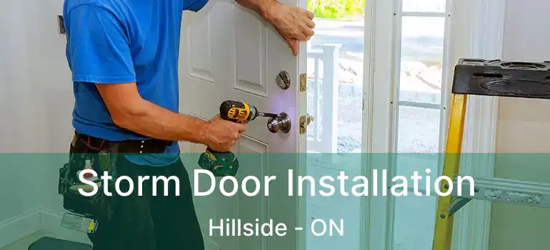 Storm Door Installation Hillside - ON