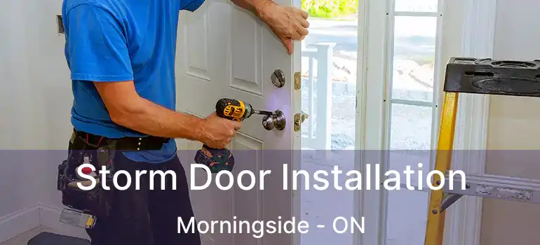  Storm Door Installation Morningside - ON