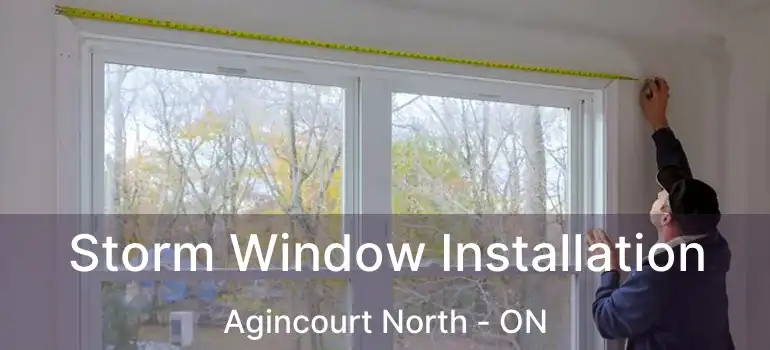  Storm Window Installation Agincourt North - ON