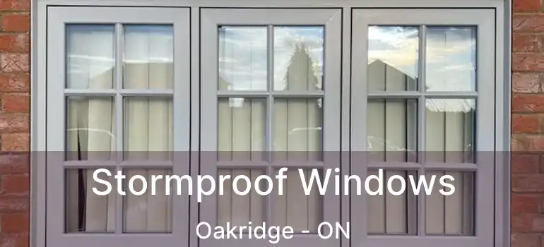  Stormproof Windows Oakridge - ON