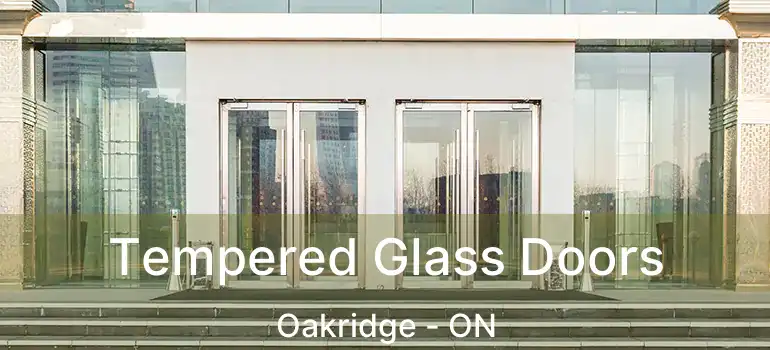  Tempered Glass Doors Oakridge - ON