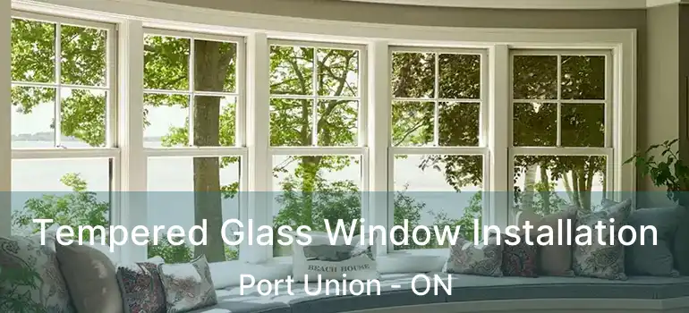  Tempered Glass Window Installation Port Union - ON