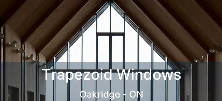  Trapezoid Windows Oakridge - ON