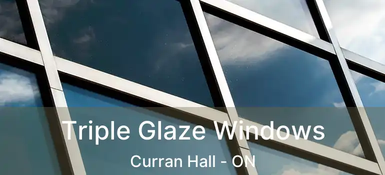  Triple Glaze Windows Curran Hall - ON