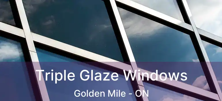  Triple Glaze Windows Golden Mile - ON