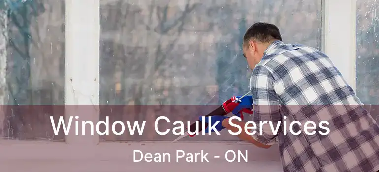  Window Caulk Services Dean Park - ON