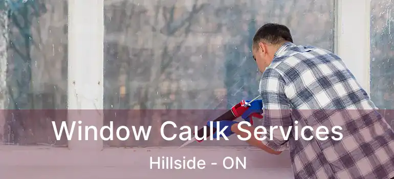  Window Caulk Services Hillside - ON