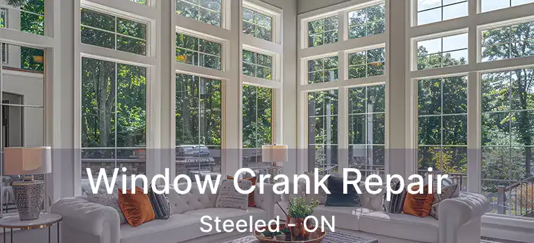  Window Crank Repair Steeled - ON