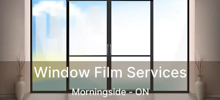  Window Film Services Morningside - ON