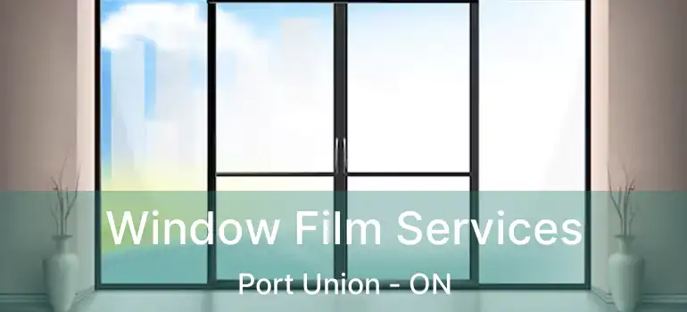  Window Film Services Port Union - ON