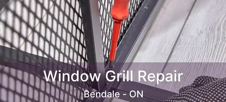 Window Grill Repair Bendale - ON
