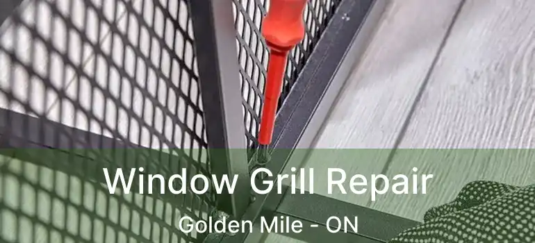  Window Grill Repair Golden Mile - ON
