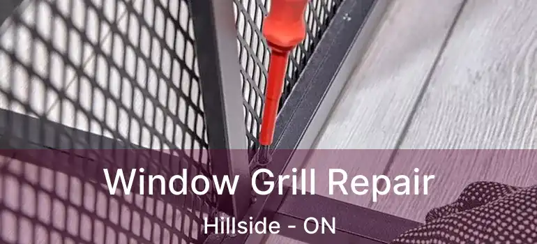  Window Grill Repair Hillside - ON