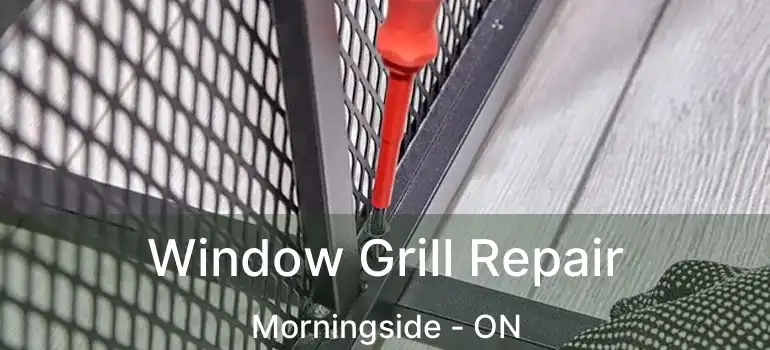  Window Grill Repair Morningside - ON