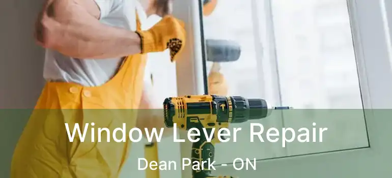  Window Lever Repair Dean Park - ON