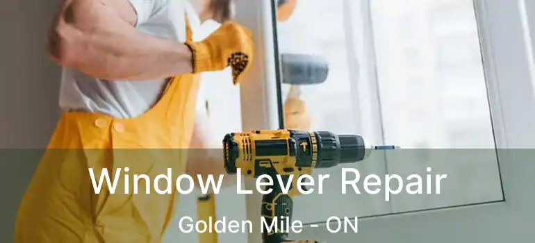  Window Lever Repair Golden Mile - ON