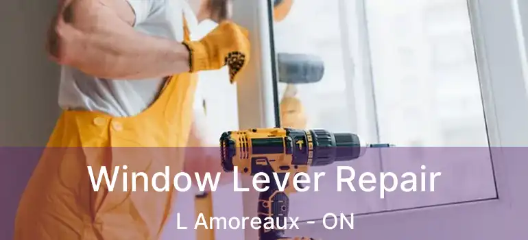  Window Lever Repair L Amoreaux - ON