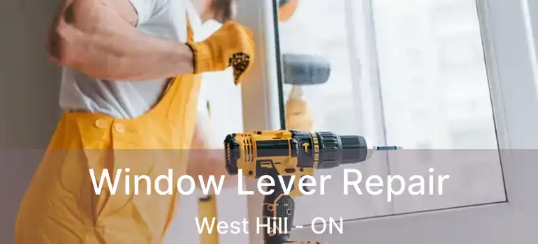  Window Lever Repair West Hill - ON