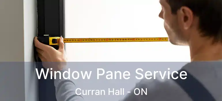  Window Pane Service Curran Hall - ON