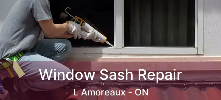 Window Sash Repair L Amoreaux - ON