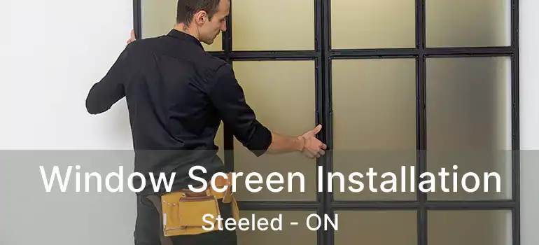  Window Screen Installation Steeled - ON