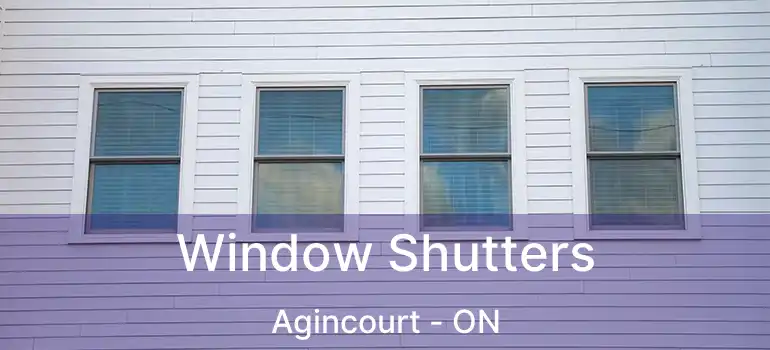  Window Shutters Agincourt - ON