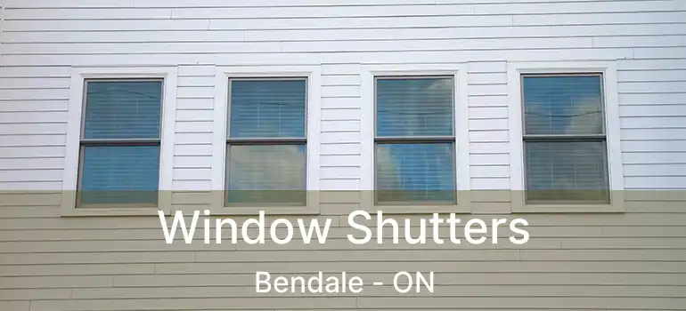  Window Shutters Bendale - ON