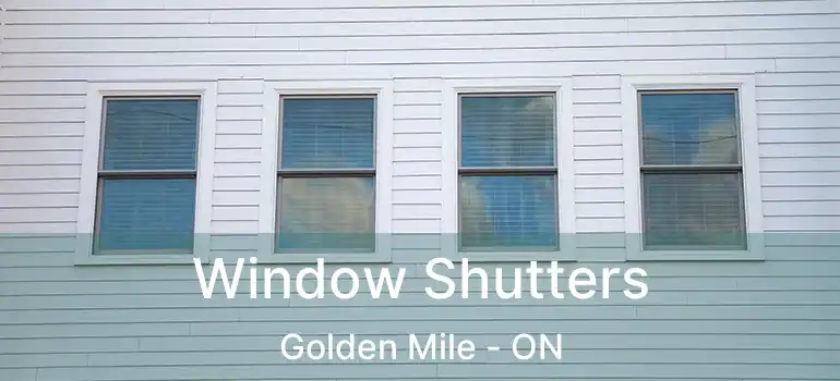 Window Shutters Golden Mile - ON