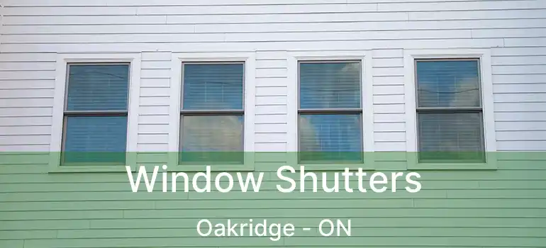  Window Shutters Oakridge - ON