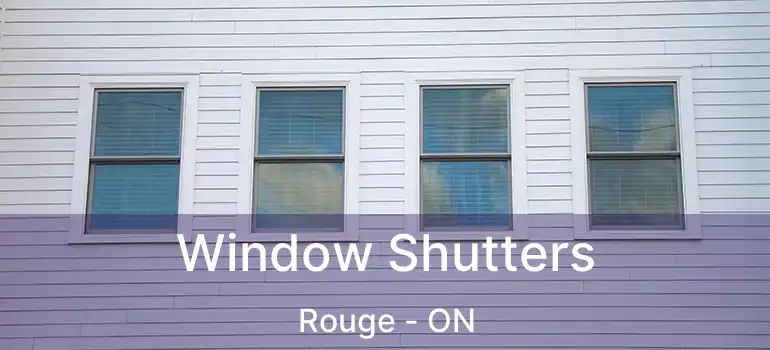  Window Shutters Rouge - ON