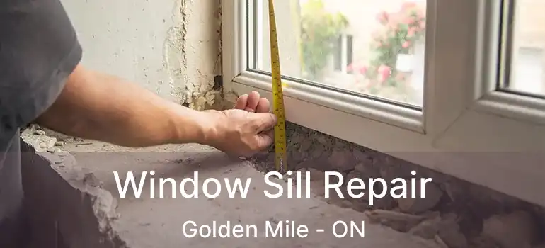  Window Sill Repair Golden Mile - ON