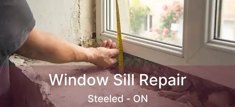 Window Sill Repair Steeled - ON