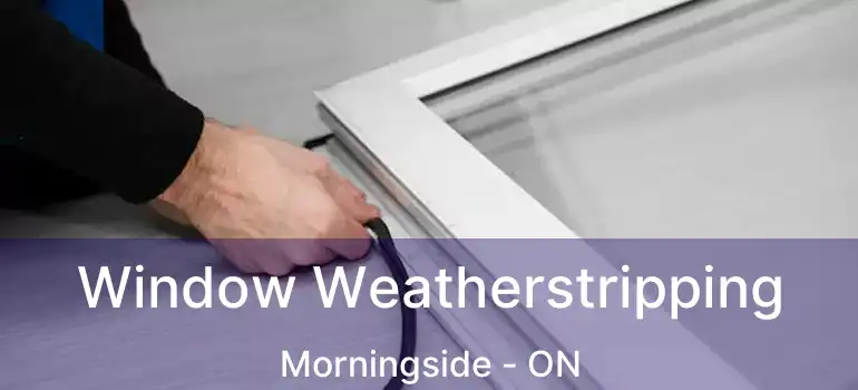  Window Weatherstripping Morningside - ON