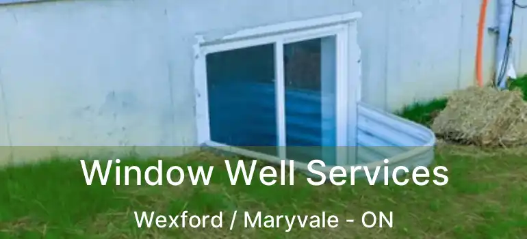  Window Well Services Wexford / Maryvale - ON